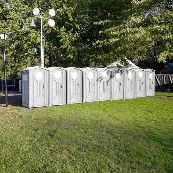 we offer a variety of sizes for our special event portable toilets to accommodate events of all sizes